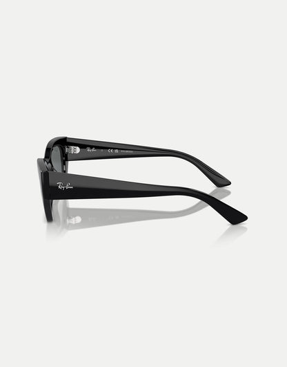 Zena  Irregular Polarised Sunglasses With Grey Lens