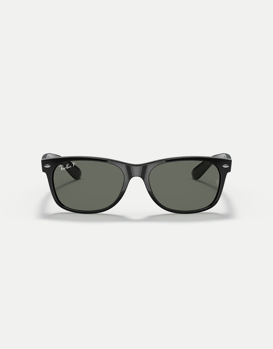 New Wayfarer Classic Square Polarised Sunglasses With Green Lens