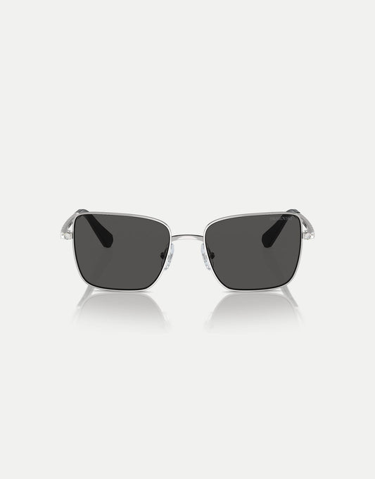 Round Sunglasses With Grey Lens