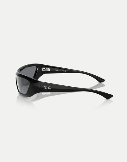 Xan  Irregular Sunglasses With Grey Mirrored Lens