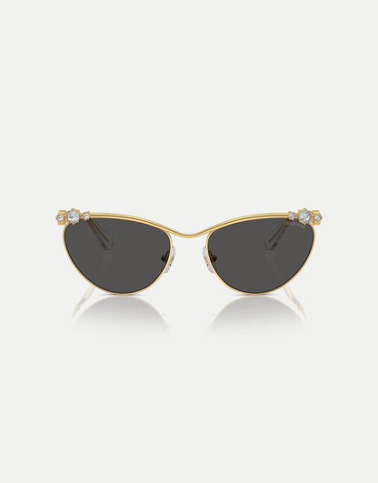 Cat Eye Sunglasses With Grey Lens