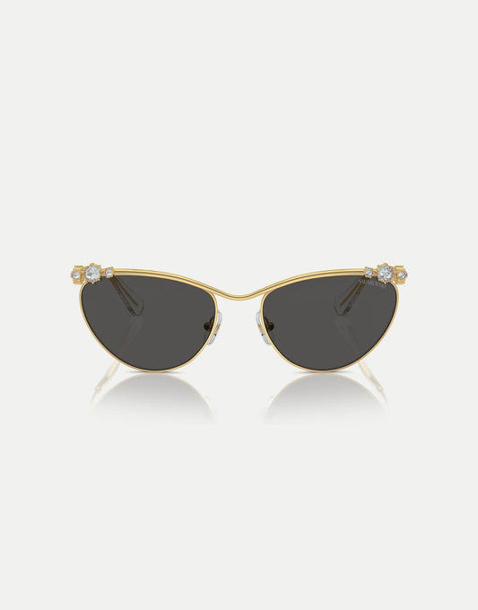 Cat Eye Sunglasses With Grey Lens