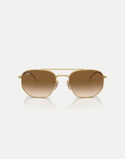 Rb3707 Irregular Sunglasses With Brown Lens