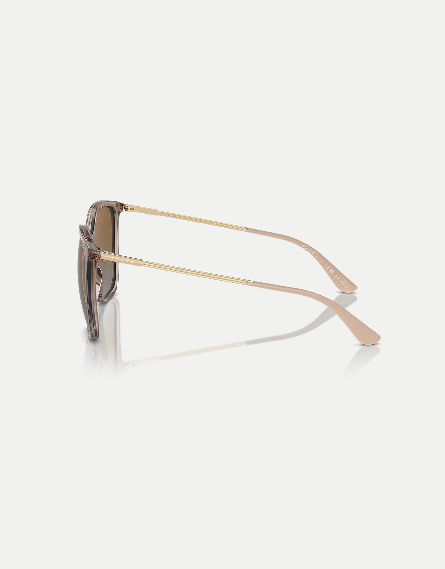 Square Polarised Sunglasses With Grey Lens