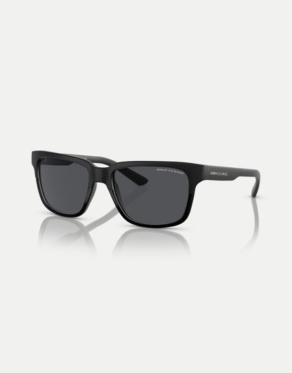 Ax4026S Square Sunglasses With Grey Lens