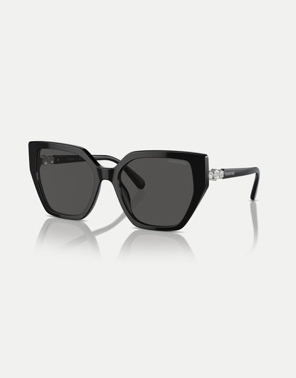 Irregular Sunglasses With Grey Lens