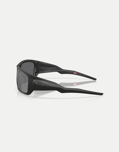 Masseter Rectangle Polarised Sunglasses With Black Mirrored Lens