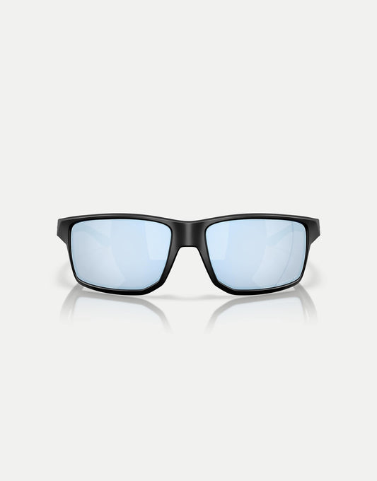 Gibston Xl Rectangle Polarised Sunglasses With Blue Mirrored Lens