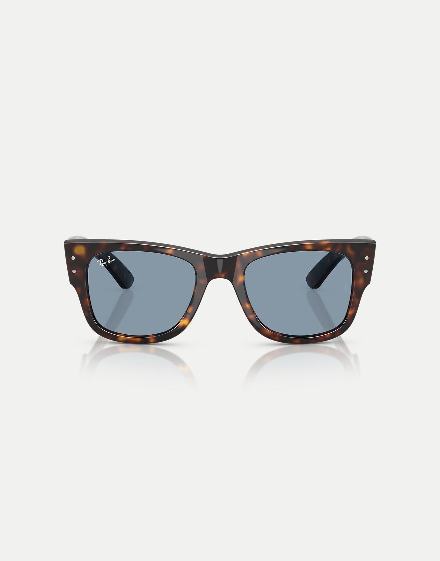Mega Wayfarer Summer Capsule Square Sunglasses With Blue Lens