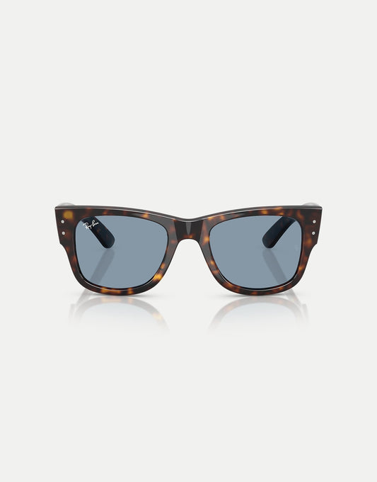 Mega Wayfarer Summer Capsule Square Sunglasses With Blue Lens