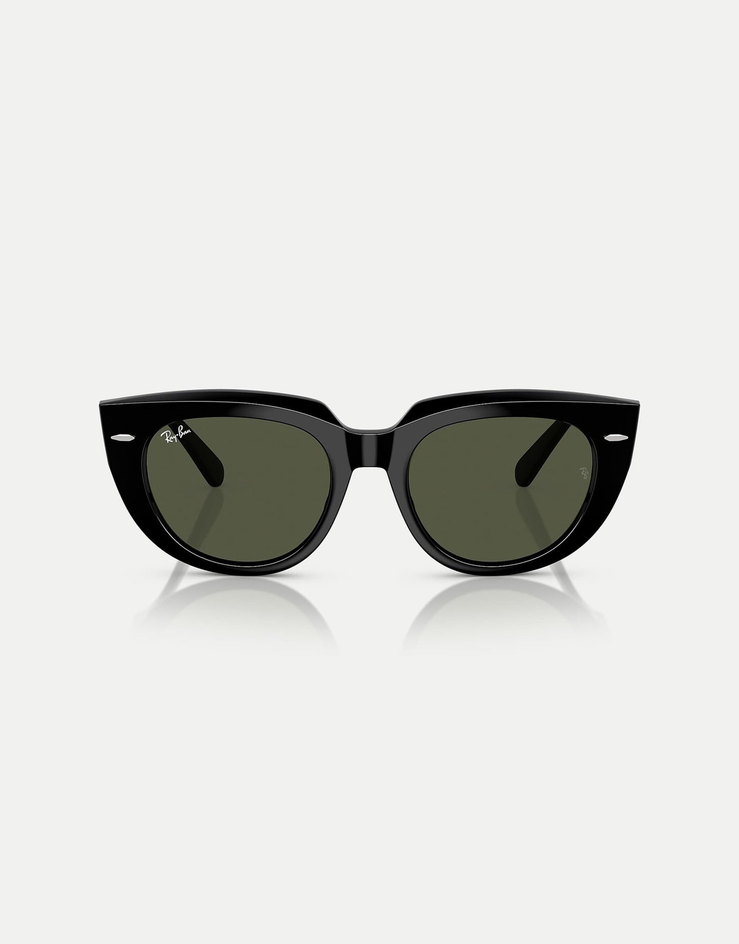 Doreen Square Sunglasses With Green Lens