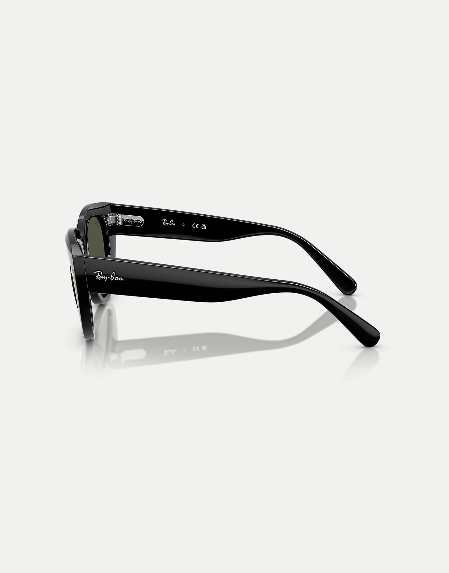 Doreen Square Sunglasses With Green Lens