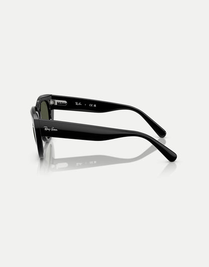 Doreen Square Sunglasses With Green Lens