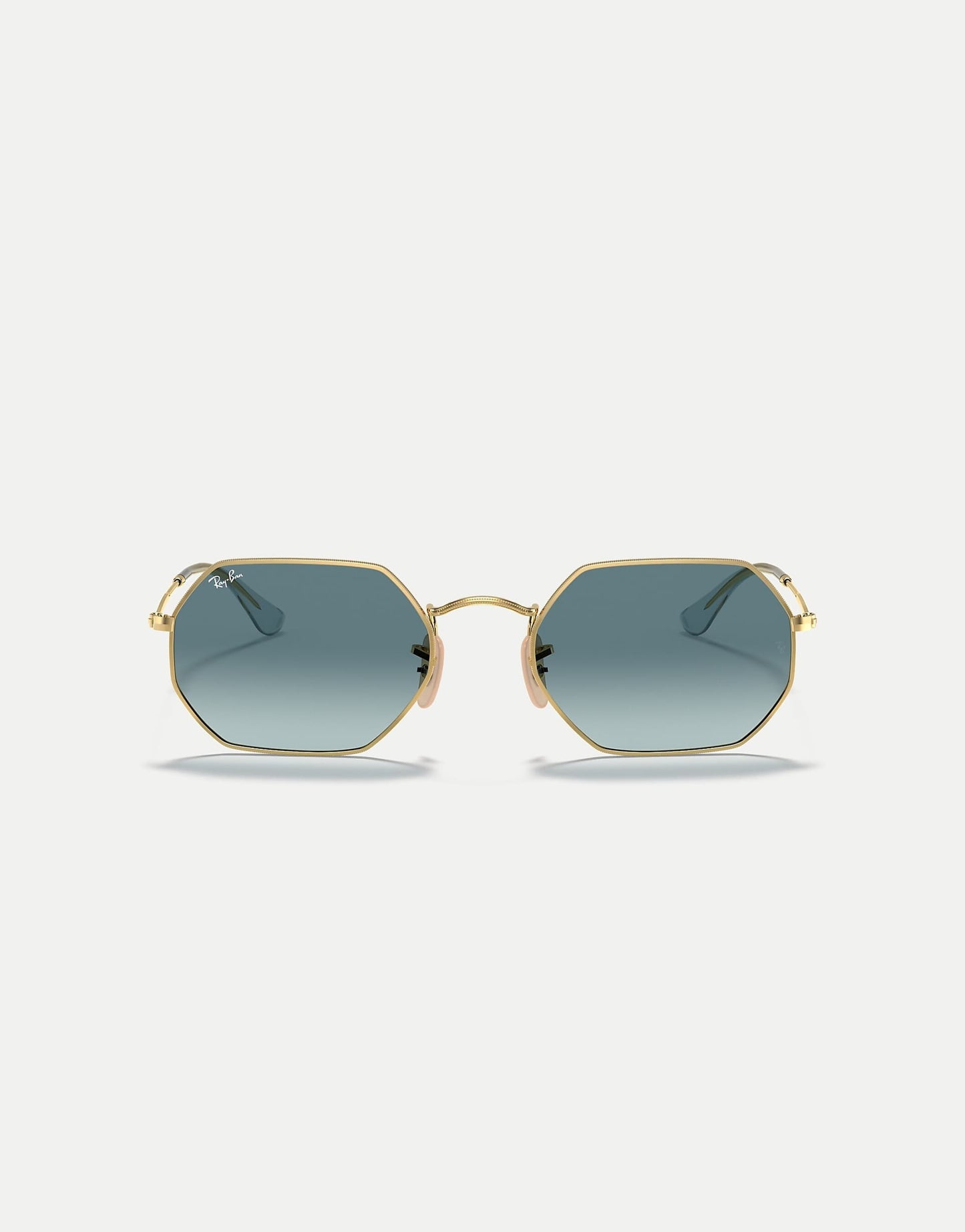 Octagonal Classic Irregular Sunglasses With Blue Lens