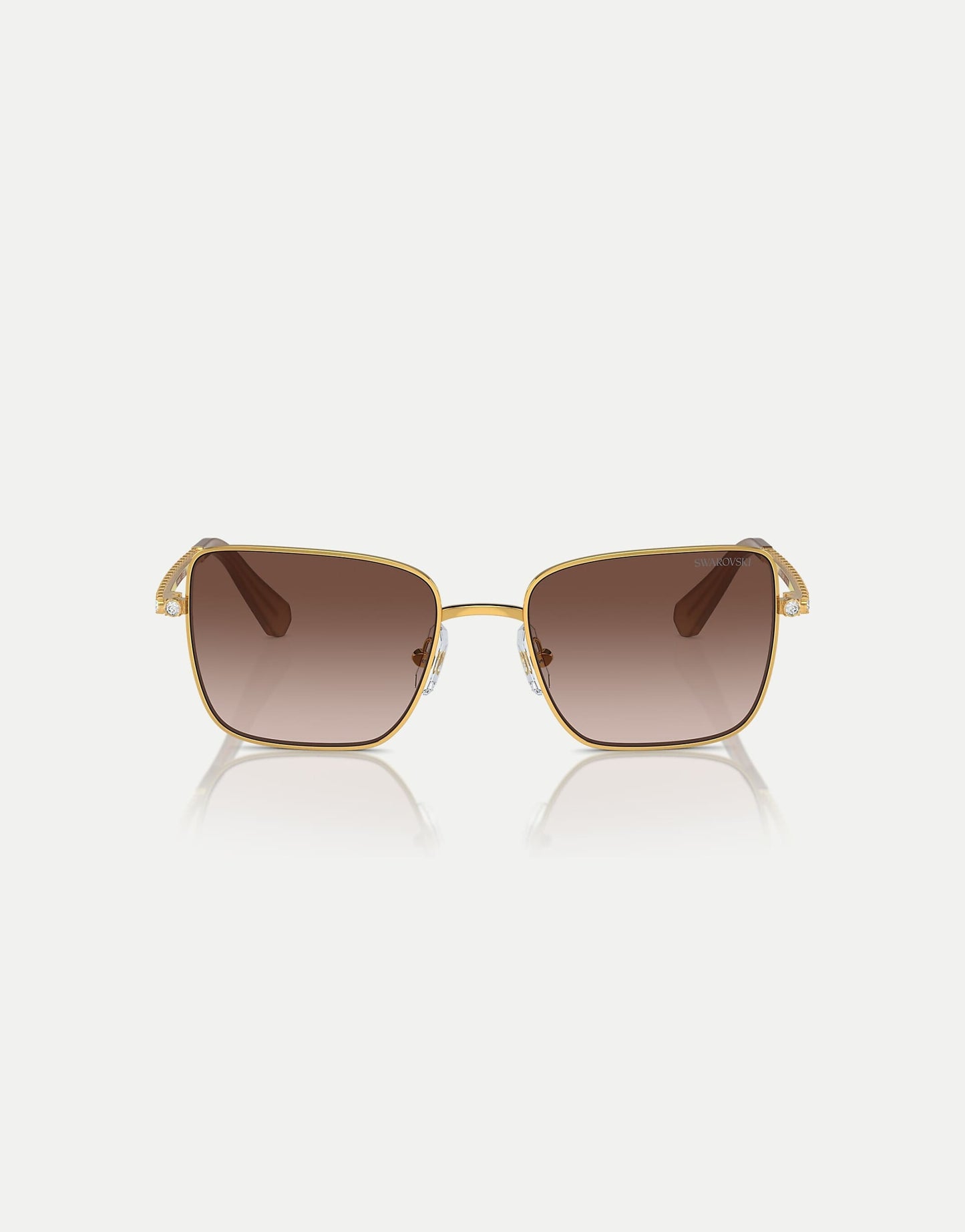 Round Sunglasses With Brown Lens