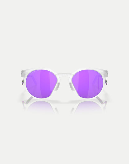 Hstn Metal Round Sunglasses With Violet Mirrored Lens