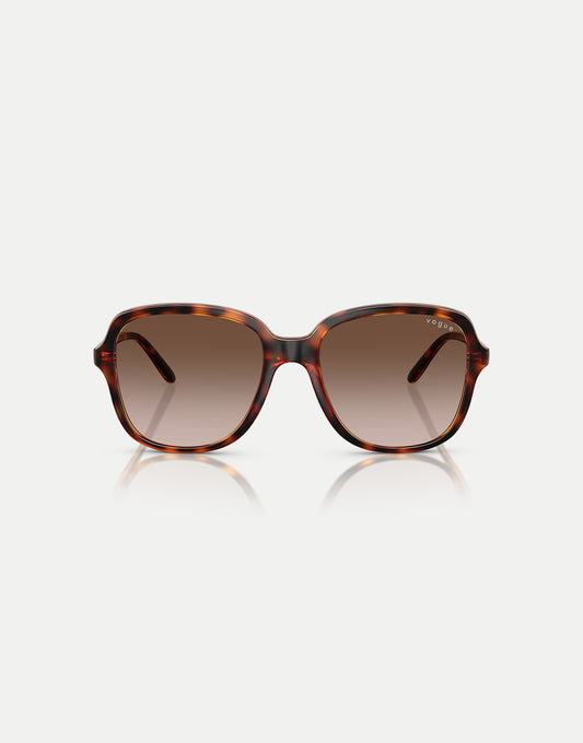 Square Sunglasses With Brown Lens