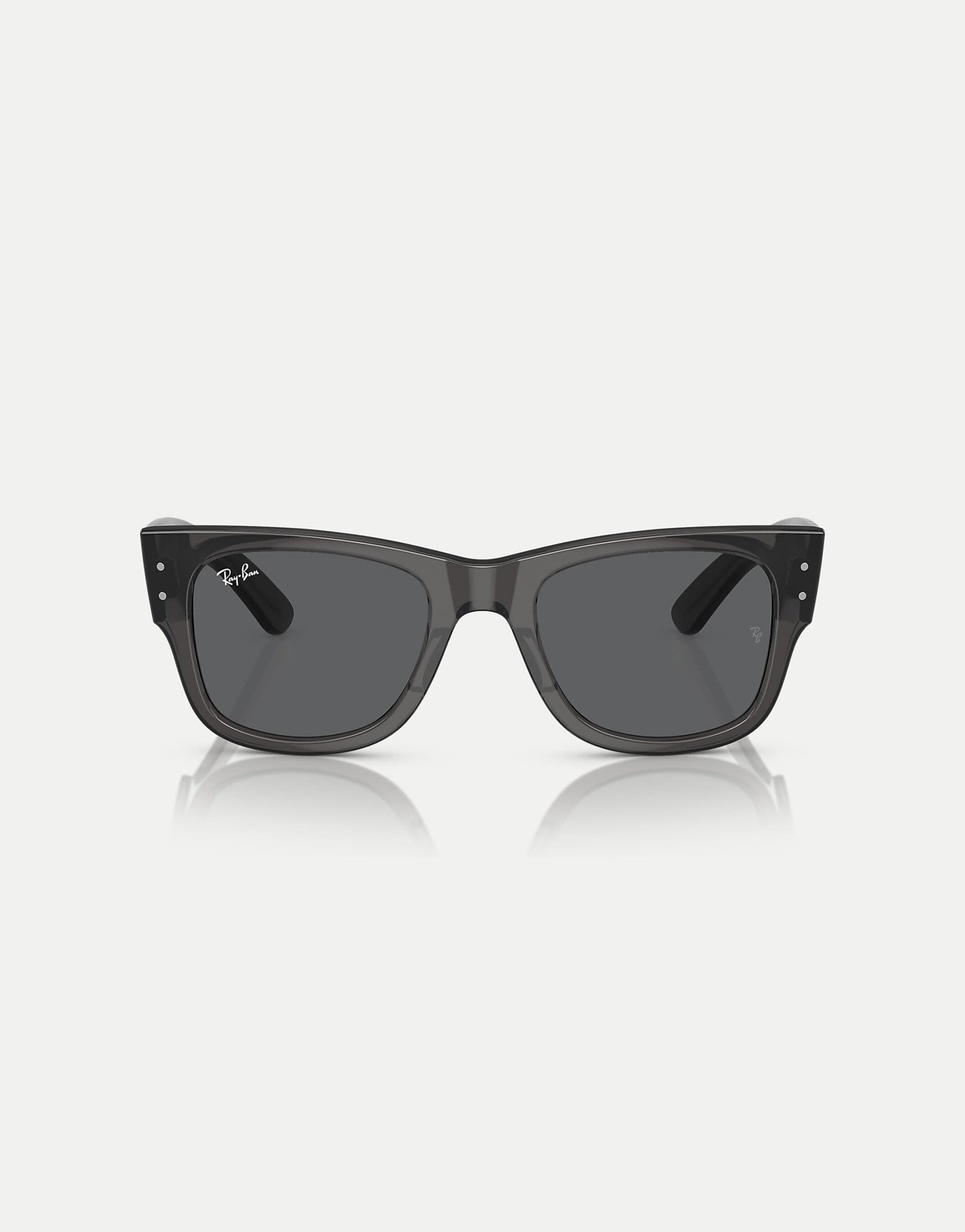 Mega Wayfarer Square Sunglasses With Grey Lens