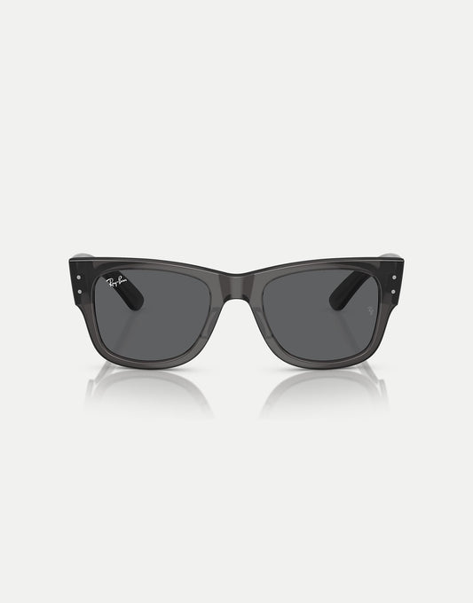 Mega Wayfarer Square Sunglasses With Grey Lens