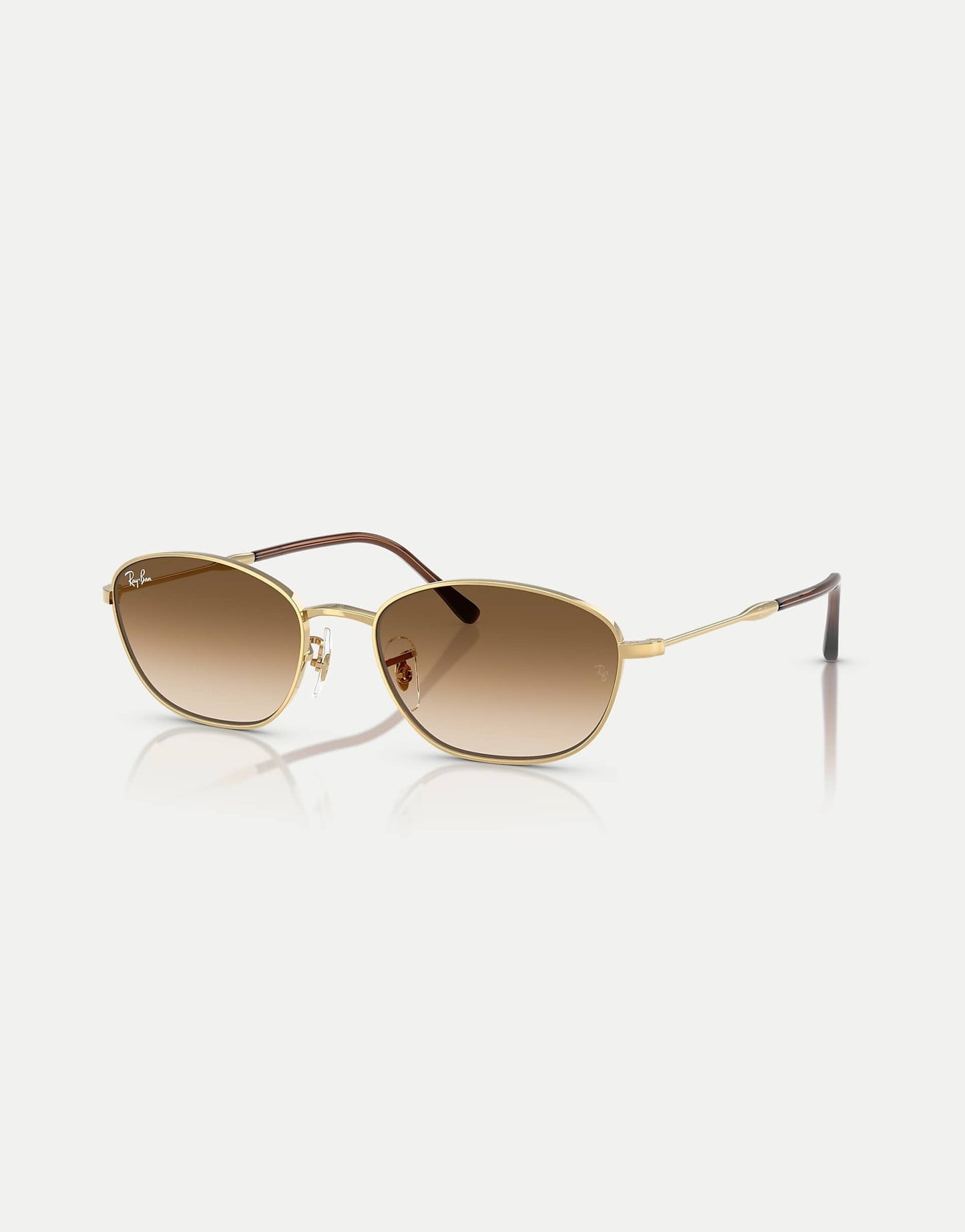 Irregular Sunglasses With Brown Lens