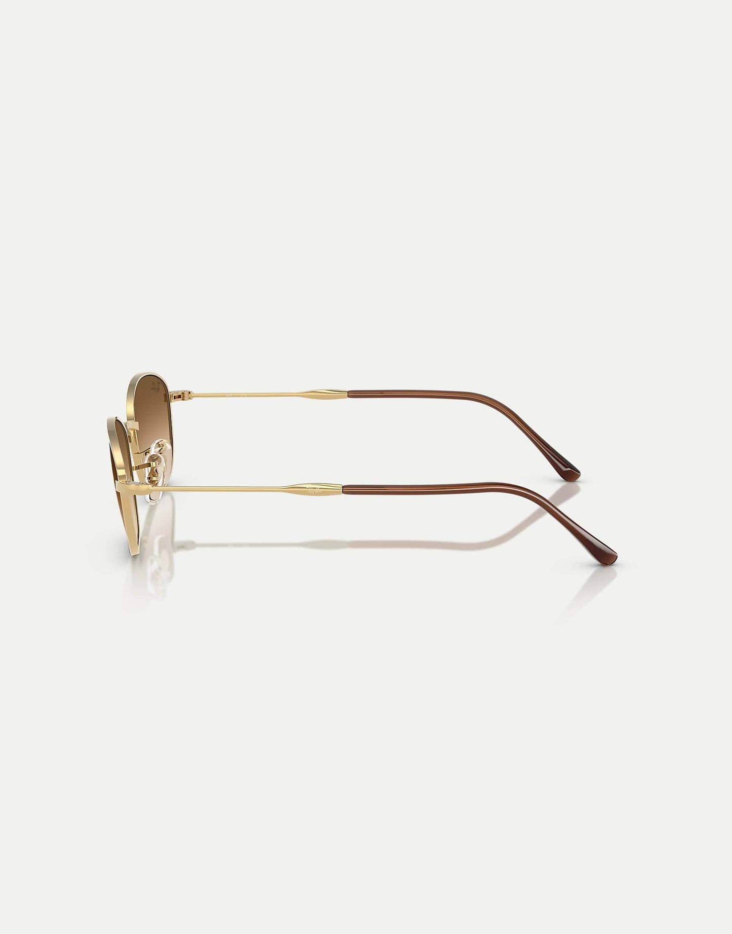 Irregular Sunglasses With Brown Lens