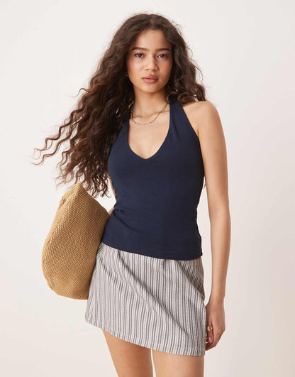Seamless Halter Neck Top
