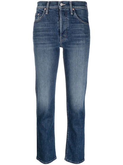 High-Rise Cropped Skinny Jeans