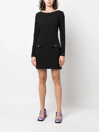 Long-Sleeved Stretch Mini Dress