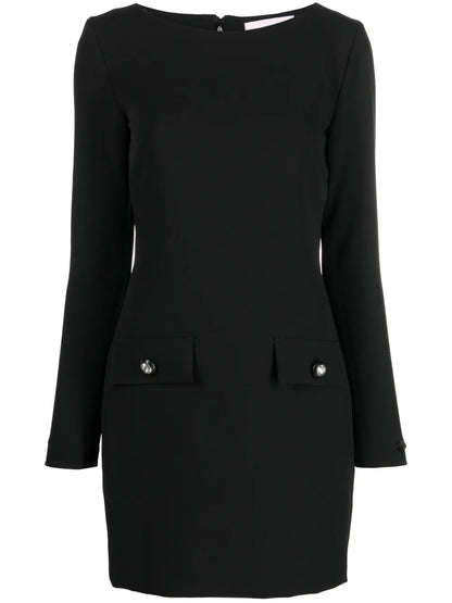 Long-Sleeved Stretch Mini Dress