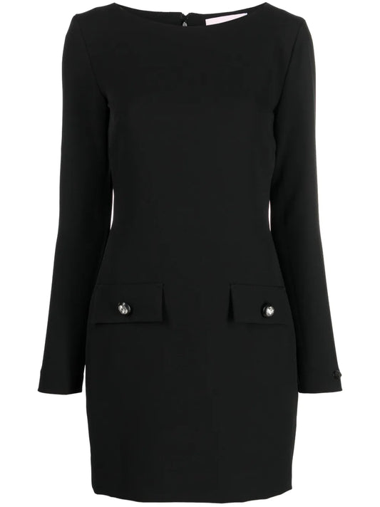 Long-Sleeved Stretch Mini Dress