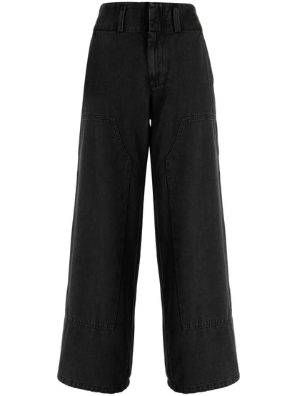 High-Rise Wide-Leg Trousers