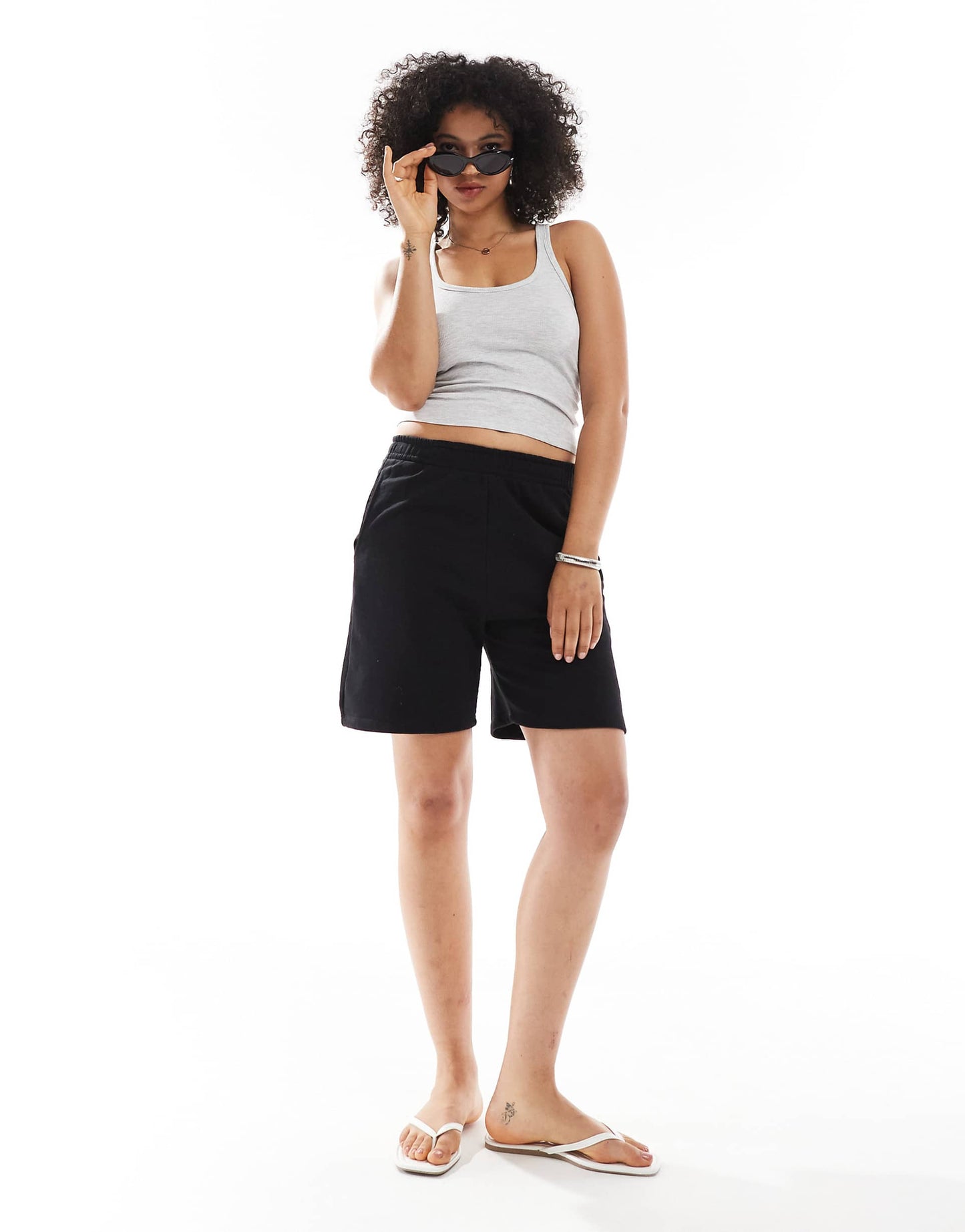 Longline Sweatshorts