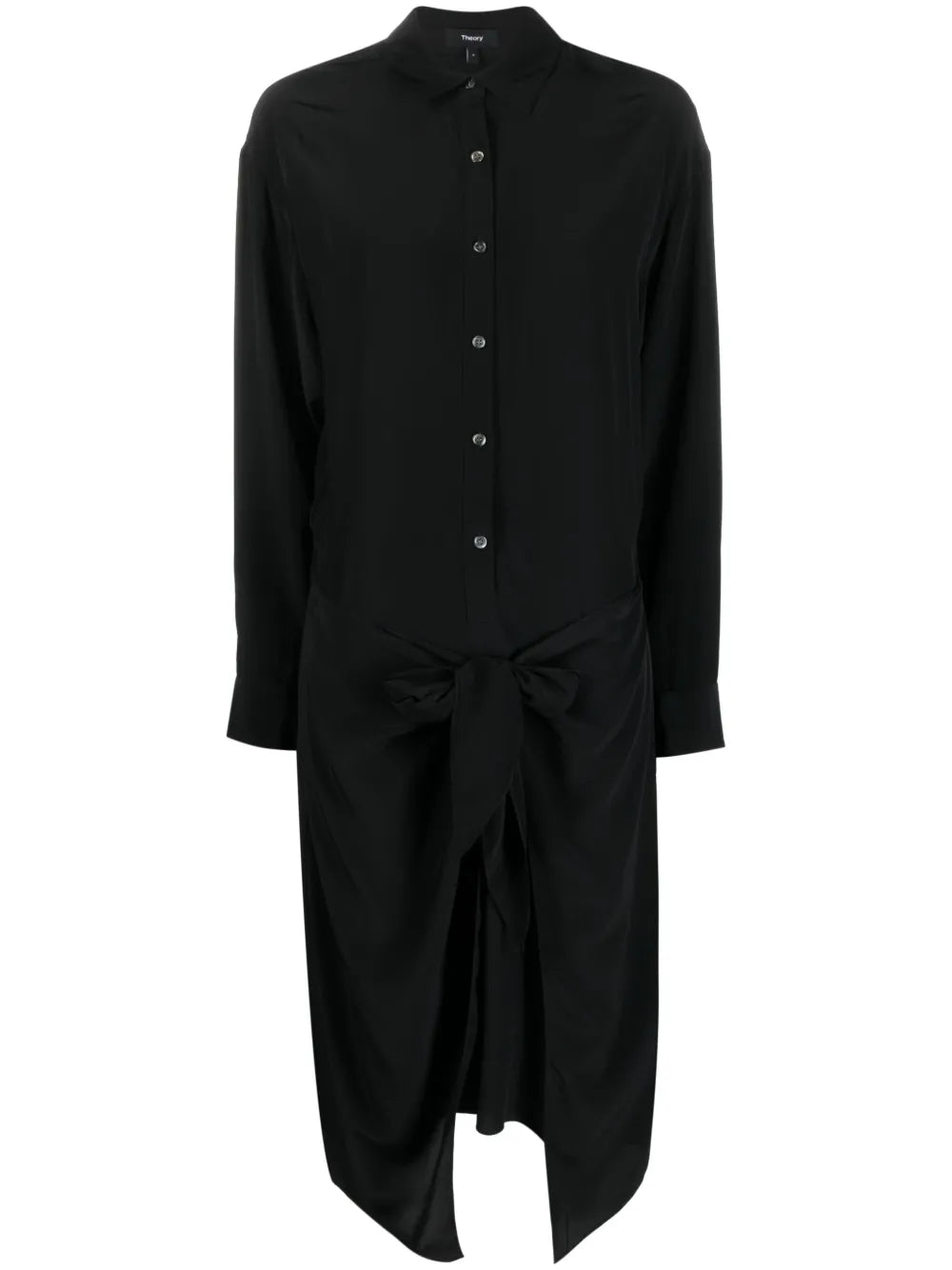 Sarong Draped Shirtdress