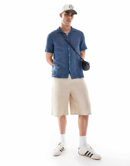Knitted Texture Shirt