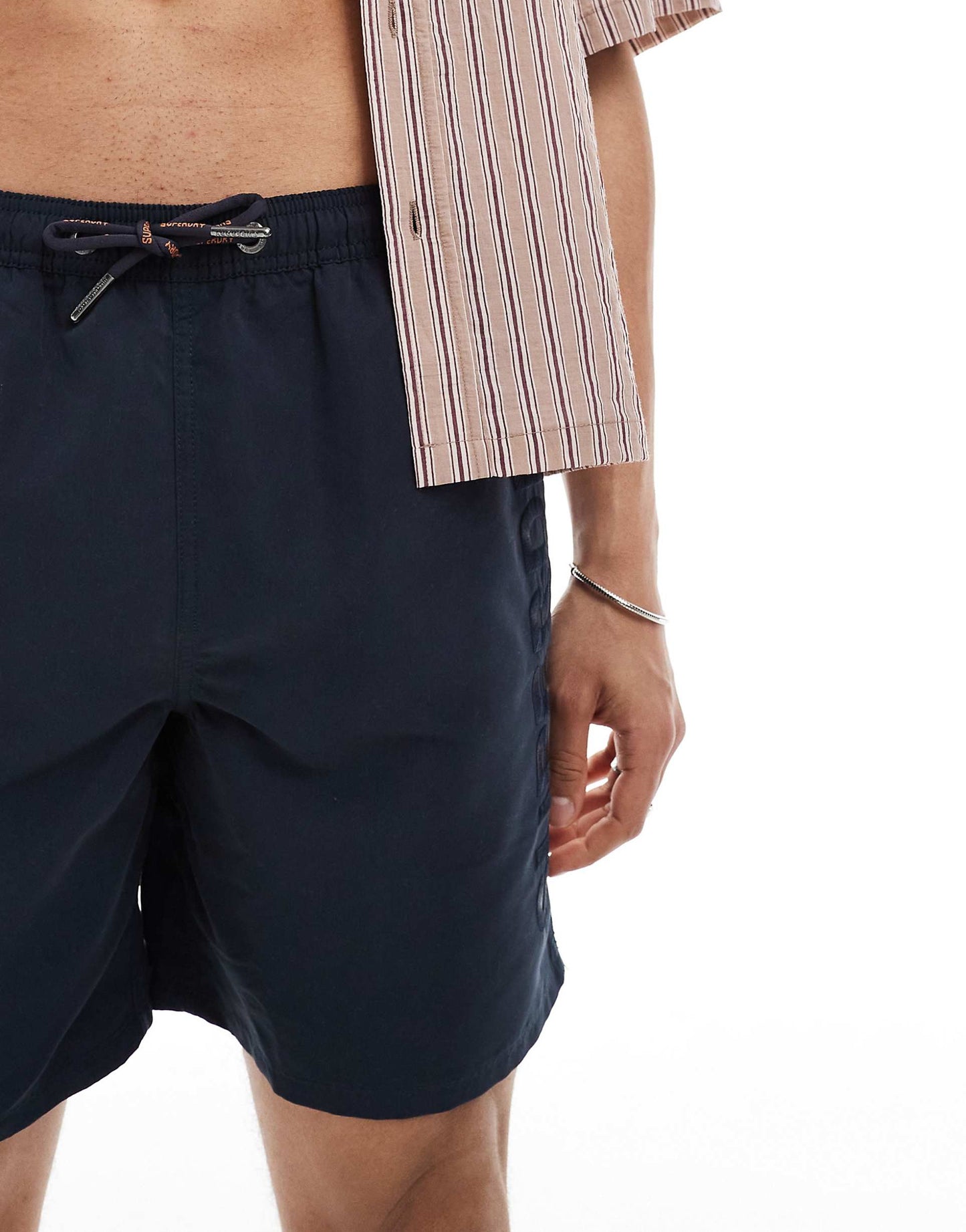 Premium Embroidered 17-Inch Swim Shorts