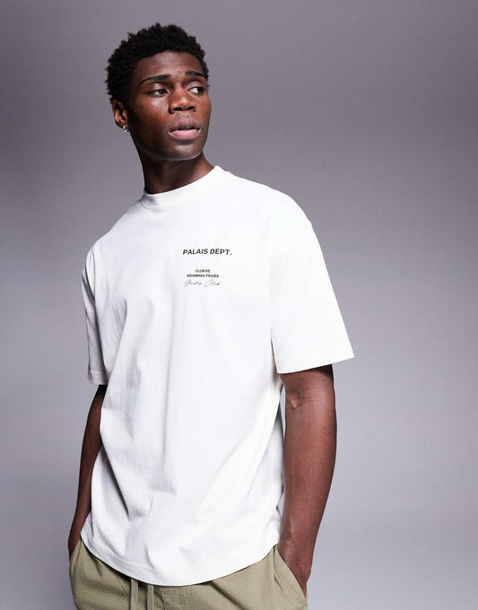 Oversized T-Shirt With Palais Dept Graphic