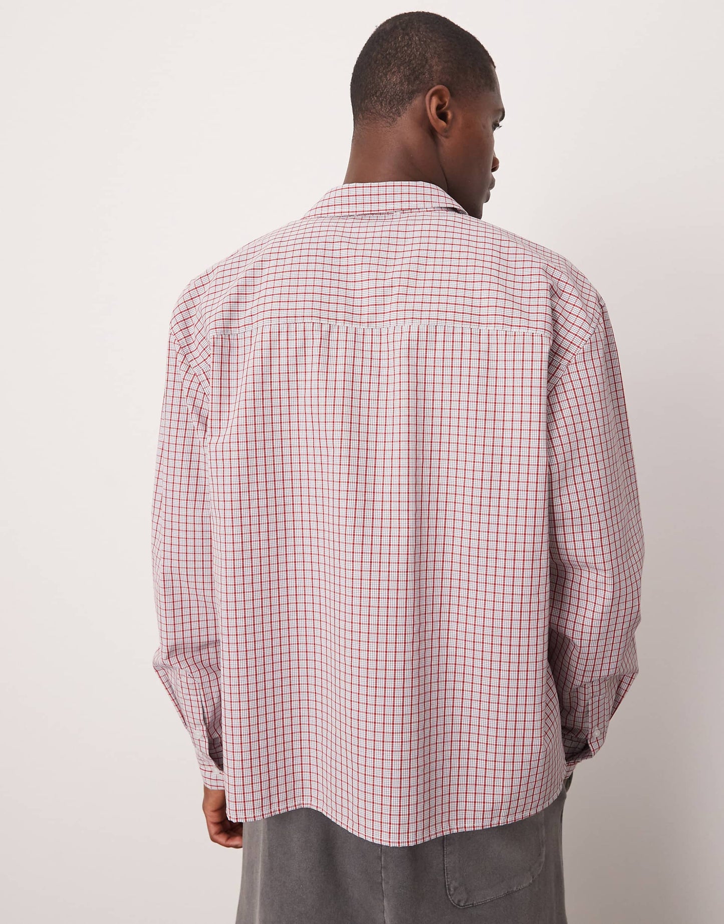 Boxy Oversized Check Shirt