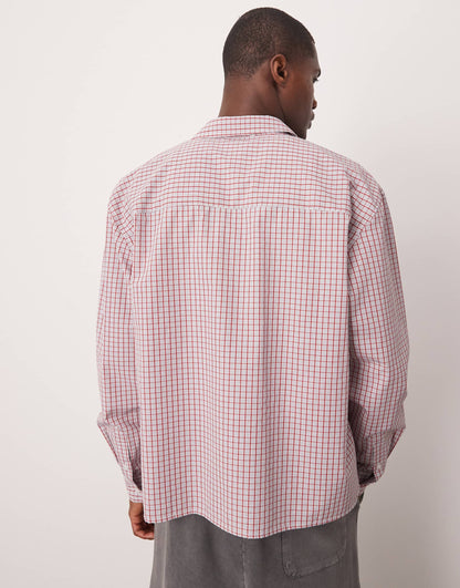 Boxy Oversized Check Shirt