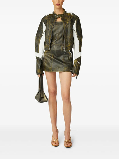 Biker Bell Mini Dress