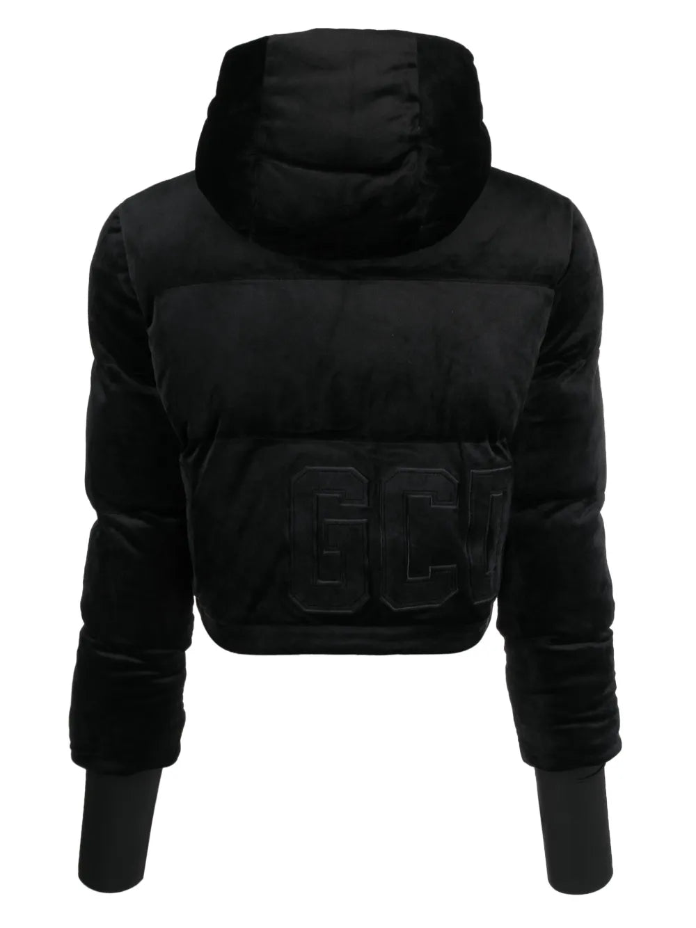 Hooded Velvet Bomber Jacket