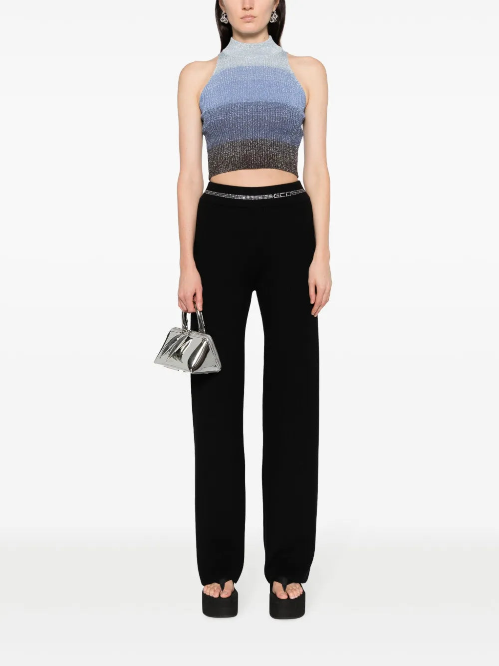 Bling Straight-Leg Trousers