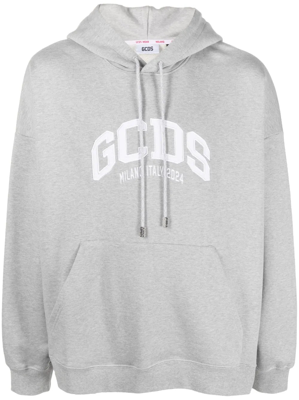 Logo-Patch Jersey Cotton Hoodie