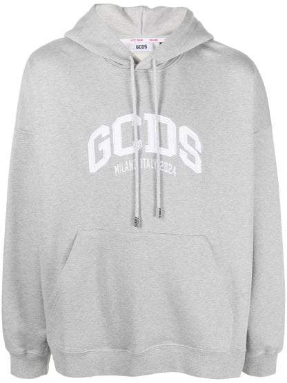 Logo-Patch Jersey Cotton Hoodie