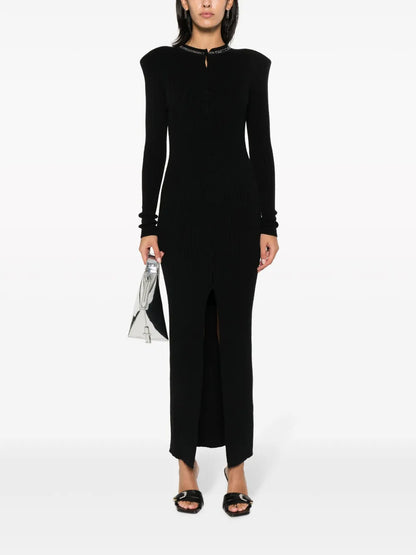 Bling Ribbed Maxi Dress