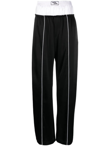 Logo-Patch Layered Track Pants