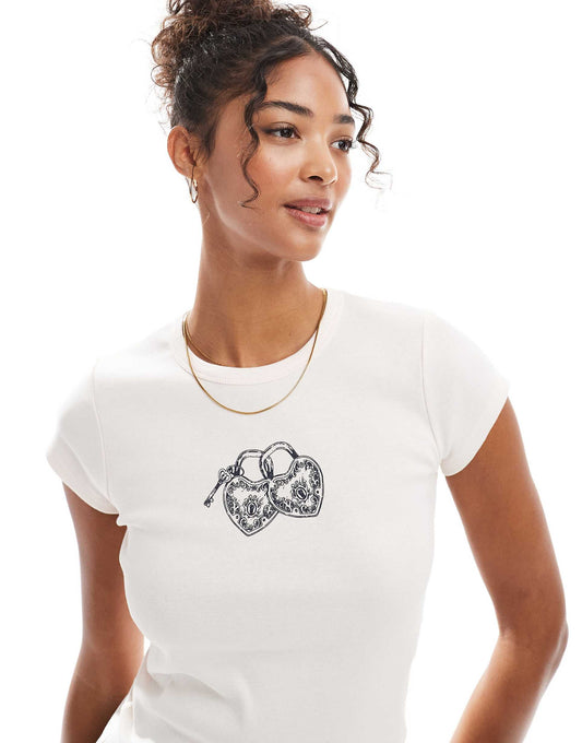 Heart Locket Longline Baby Tee