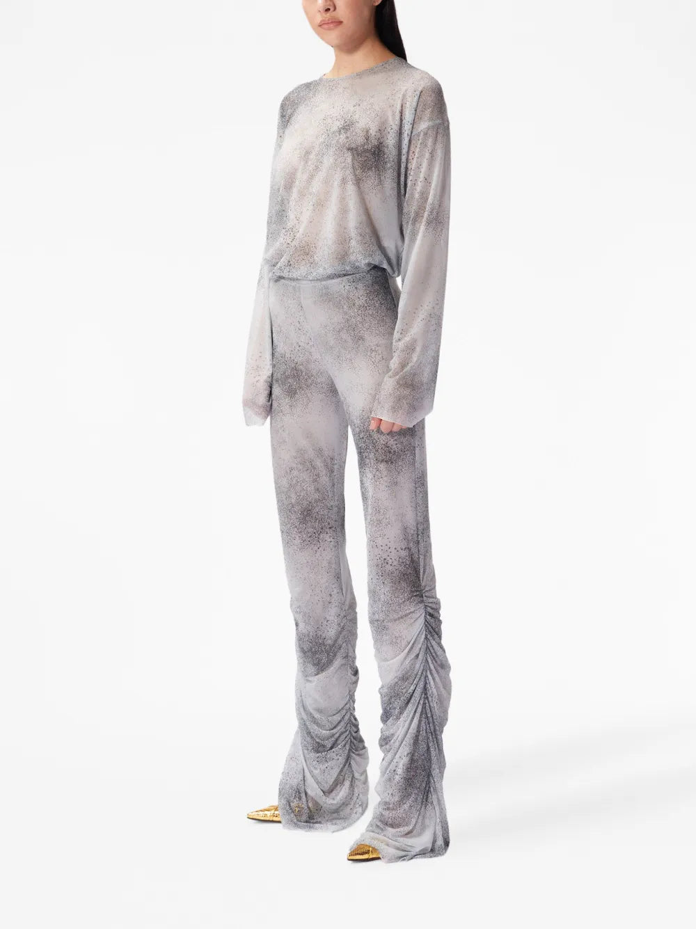 The Ruched Low-Rise Trousers