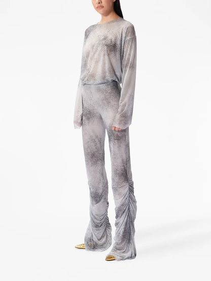 The Ruched Low-Rise Trousers