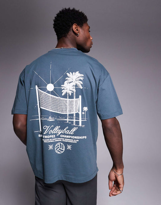 T-Shirt With Sports Graphic