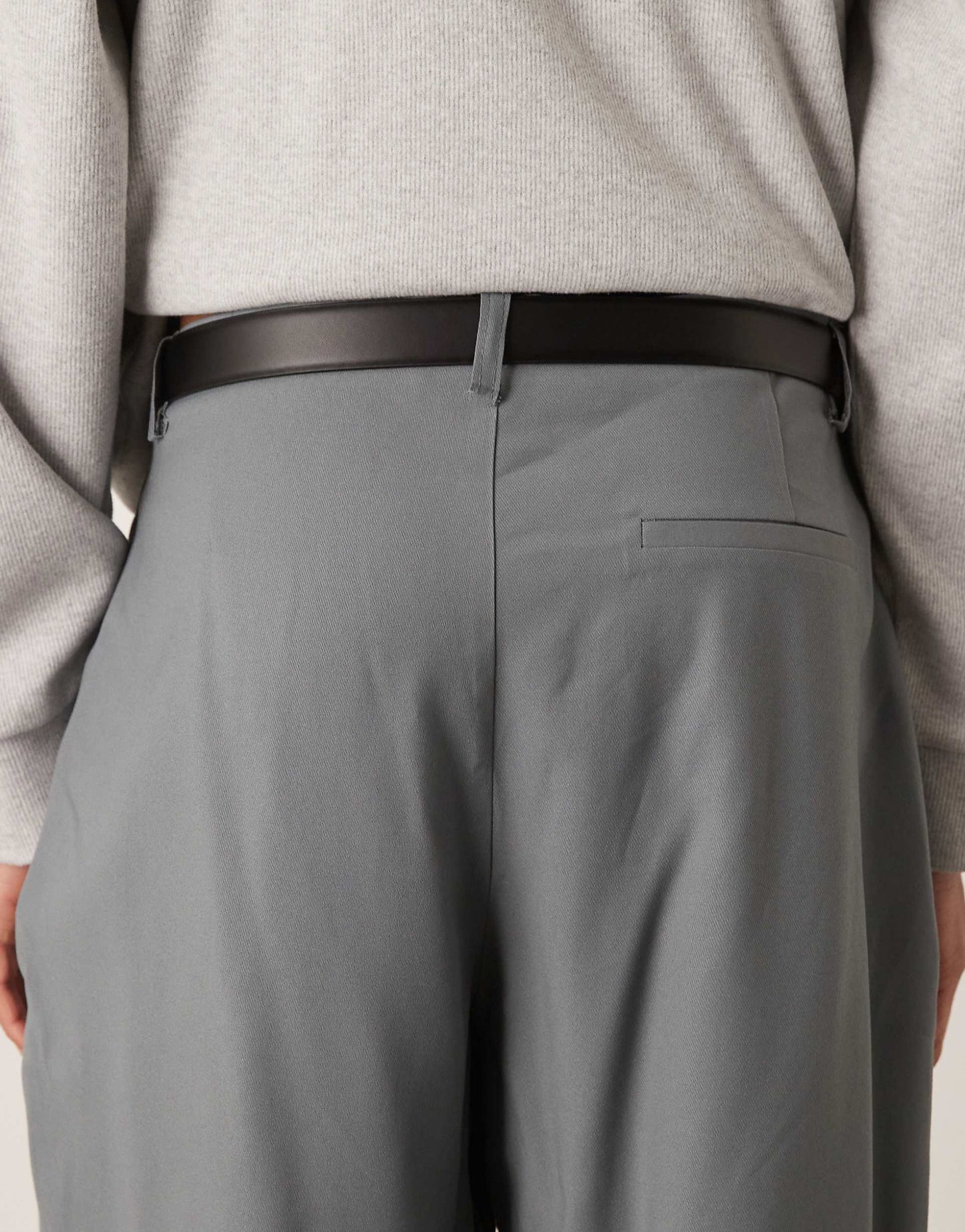 Leather Square Buckle Belt